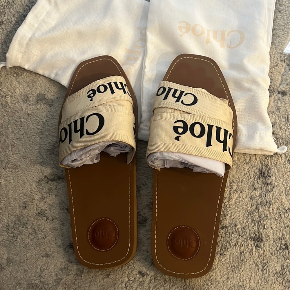 Woody Flat Sandals - worn once. Size 42 (runs small) perfect for US size 9-9.5